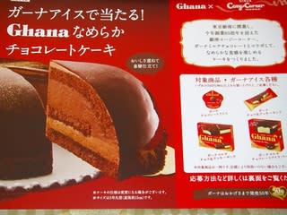 ガーナなめらかチョコレートケーキ当選 有閑主婦のグータラ生活