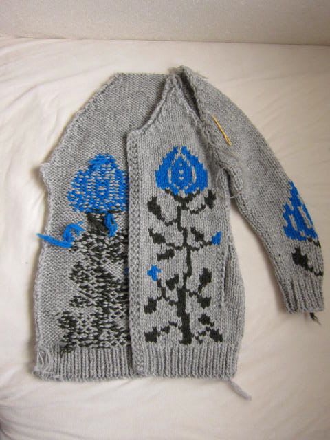 Mary knit cowichan gray 即日発送 70726f647563742f32303234313032