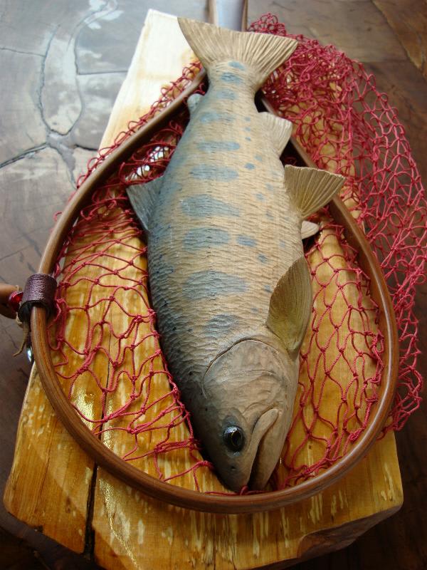 木彫り魚 - インテリア小物