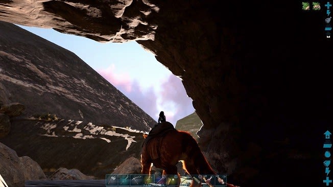 Ark Ps4 ぬるま湯設定 スコーチドアース 岩山 の洞窟を攻略 そうだ ゲーム買おう