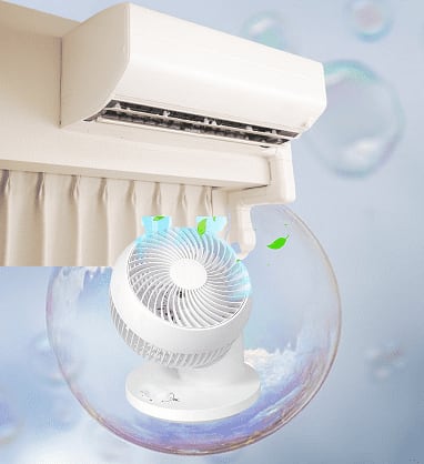 エアコンとサーキュレーターイメージ