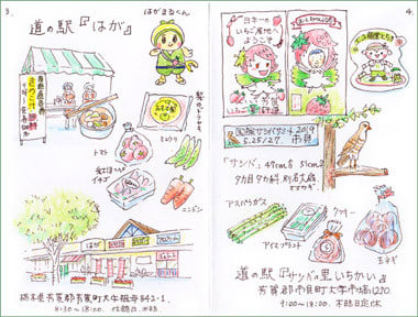 栃木道の駅日帰りスケッチ その1 おさんぽスケッチ にじいろアトリエ 水彩 色鉛筆イラスト スケッチ 栃木道の駅日帰りスケッチ その1 おさんぽスケッチ にじいろアトリエ 水彩 色鉛筆イラスト スケッチ