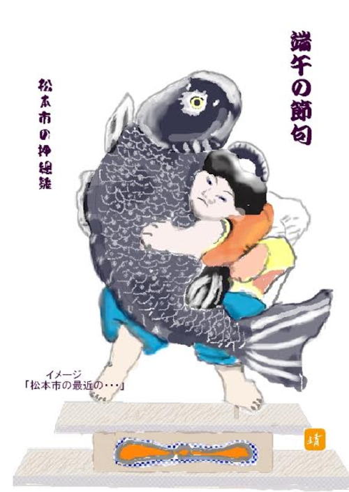 パソコンで描く 「端午の節句」