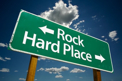 宮崎駿監督の The Rock And The Hard Place 四面楚歌 ネイビー