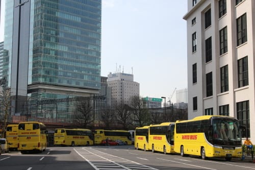 はとバス 東京駅丸の内南口 その１ バスターミナルなブログ