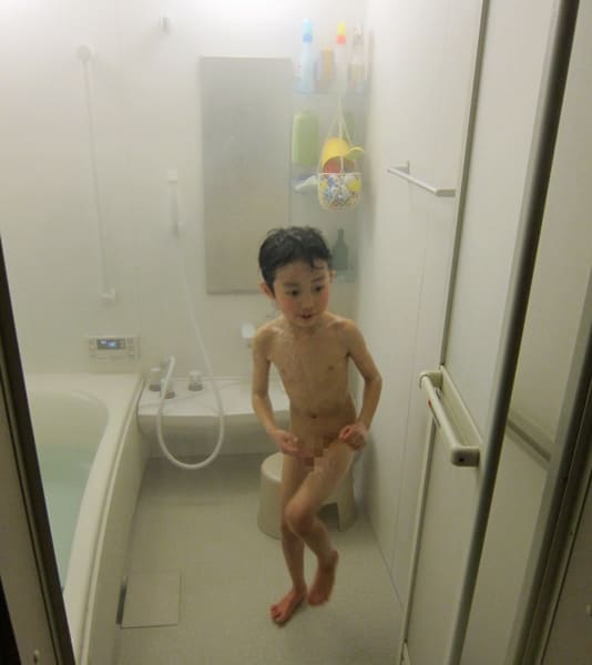 小学生男子風呂 