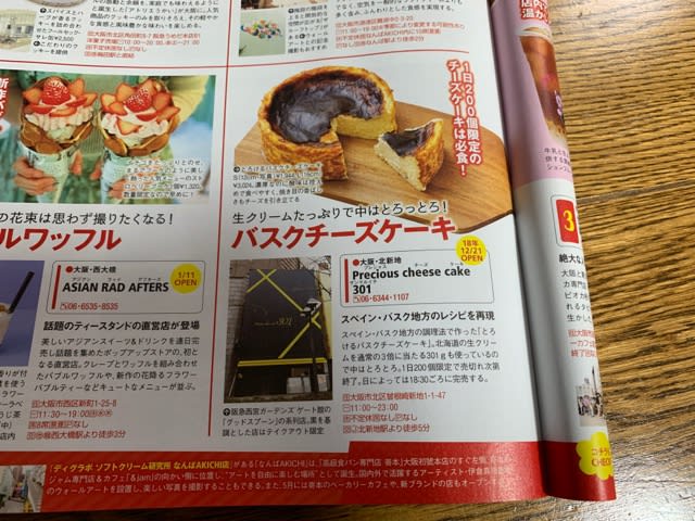 Precious Cheese Cake 301 バスクチーズケーキ 大阪市北区 まめまみなブログ