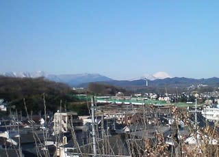 京王片倉駅からの富士山 ウリパパの日記