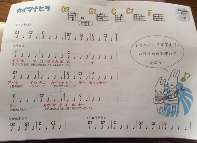 ウクレレ 小鳥と猫とわたし