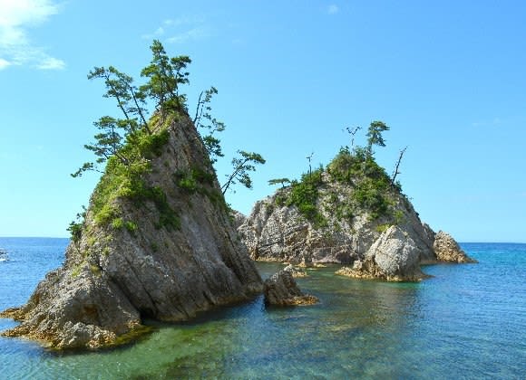 美しい海 鴨ヶ磯海岸 17 08 03 Hasyan の 旅の散歩道