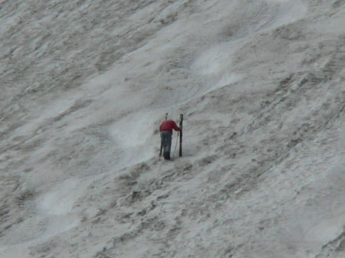 乗鞍岳の雪渓
