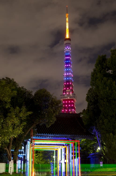 ハロウィンカラーの東京タワー 初心者の写真