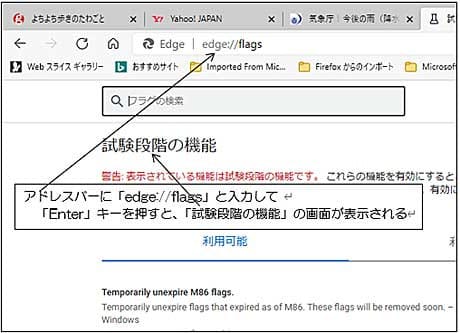 Microsoft Edge Ver で 垂直タブ を使う よちよち歩きのたわごと