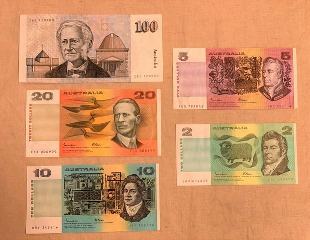 ❤ オーストラリア 旧紙幣 (非流通) - 貨幣