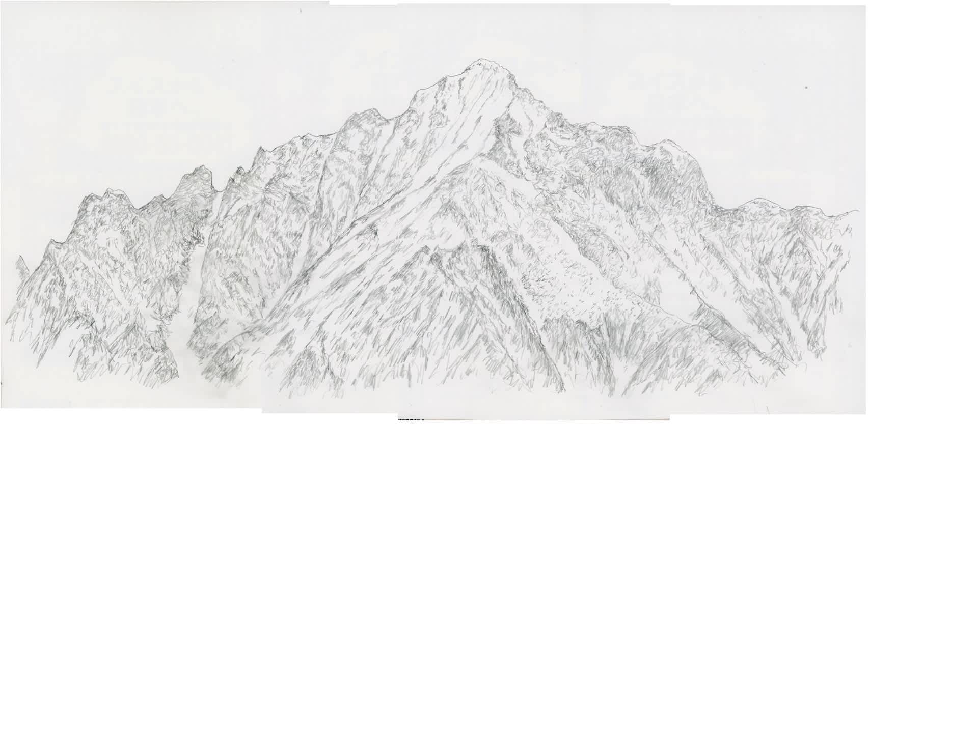 劔岳 デッサン 風の吹くまま絵を描きます 劔岳 デッサン 風の吹くまま絵を描きます
