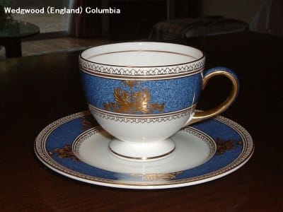 コーヒーカップ（#54） ： ウェッジウッド コロンビア パウダーブルー 