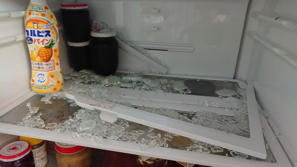 冷蔵庫 の 棚 割れ た
