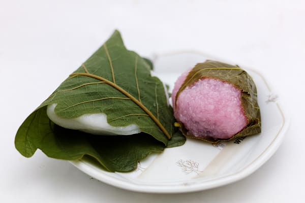 種子屋の柏餅と桜餅 写真日記