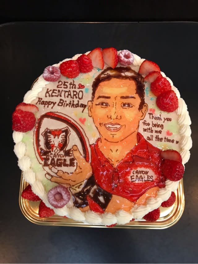 彼氏に贈る 世界にひとつだけの似顔絵お誕生日ケーキ ロレーヌ洋菓子店 Blog