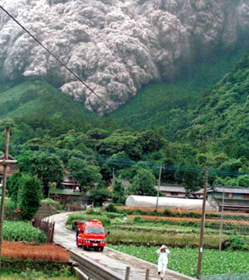 雲仙 普賢岳 噴火