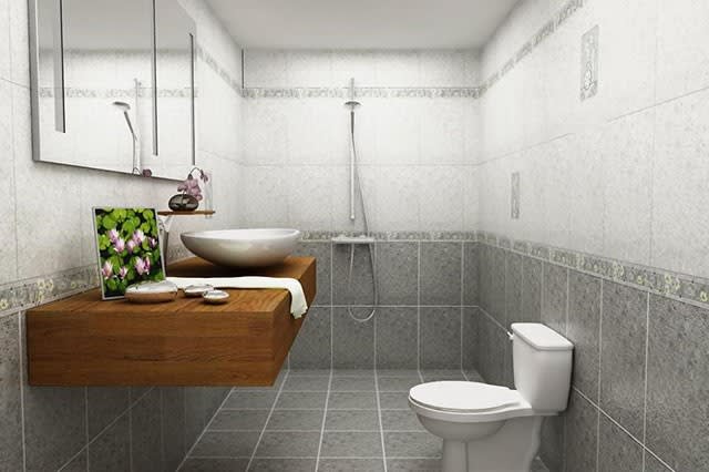 Phòng tắm đẹp hơn khi dùng gạch lát nền viglacera - Thiết bị vệ ...