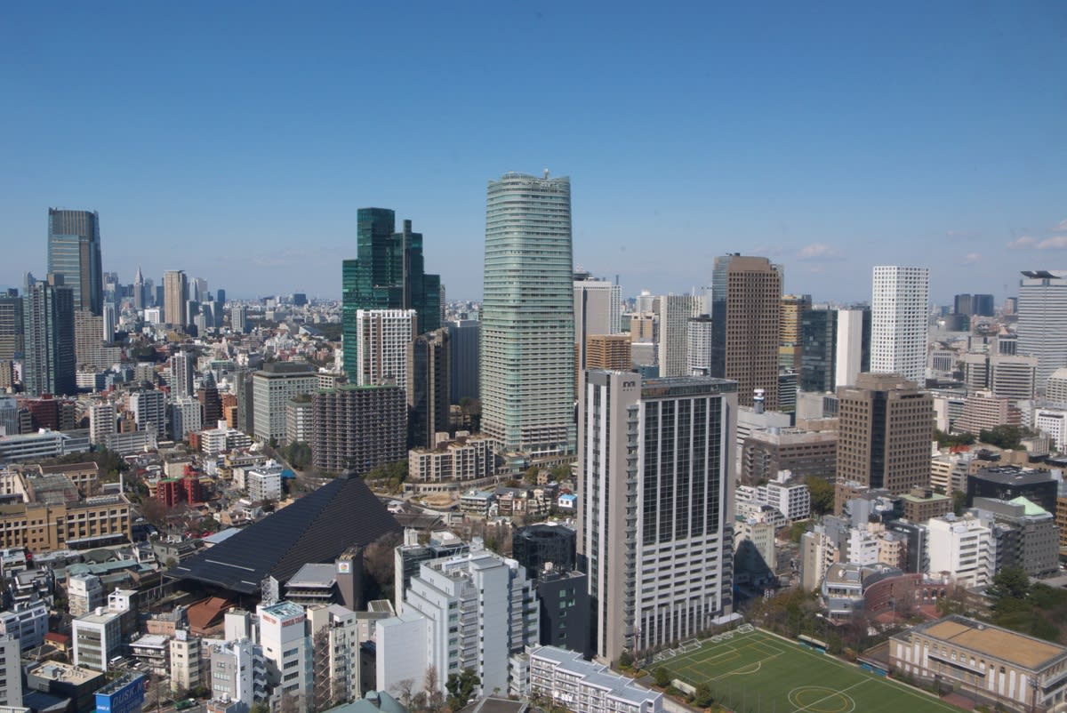 厳冬の東京タワー 大展望台 標高１５０メートル からの眺め ｐａｒｔ３ 緑には 東京しかない