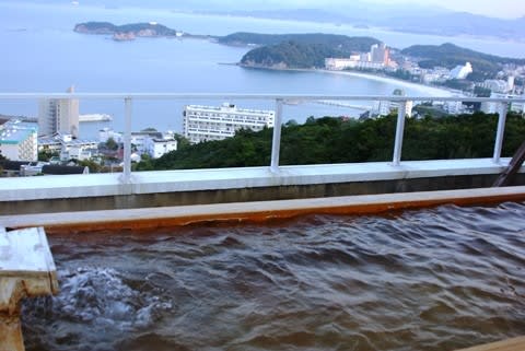 白浜温泉 絶景露天風呂 和歌山県 お湯の国 日本 白浜温泉 絶景露天風呂 和歌山県 お湯の国 日本