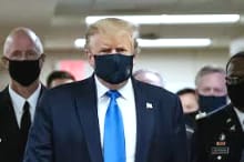 2020 07 12 トランプ大統領、ついに公共の場でマスクを着用【保管記事】