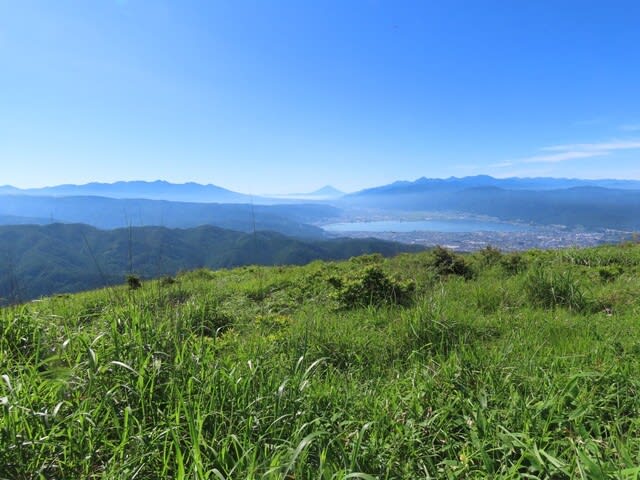 高ボッチ高原・鉢伏山から見た富士山