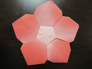 折り紙 花 簡単 一 枚