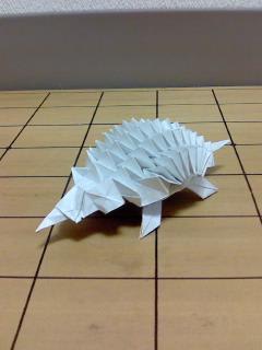 ハリネズミ 折り紙 これぞ折り紙の構造美！マイマイさんの「ハリネズミ」を折ってみた｜まさにぃ｜note