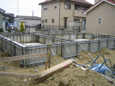 コンクリート打設完了