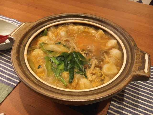 坦々餃子鍋 俺の日々是精進 坦々餃子鍋 俺の日々是精進