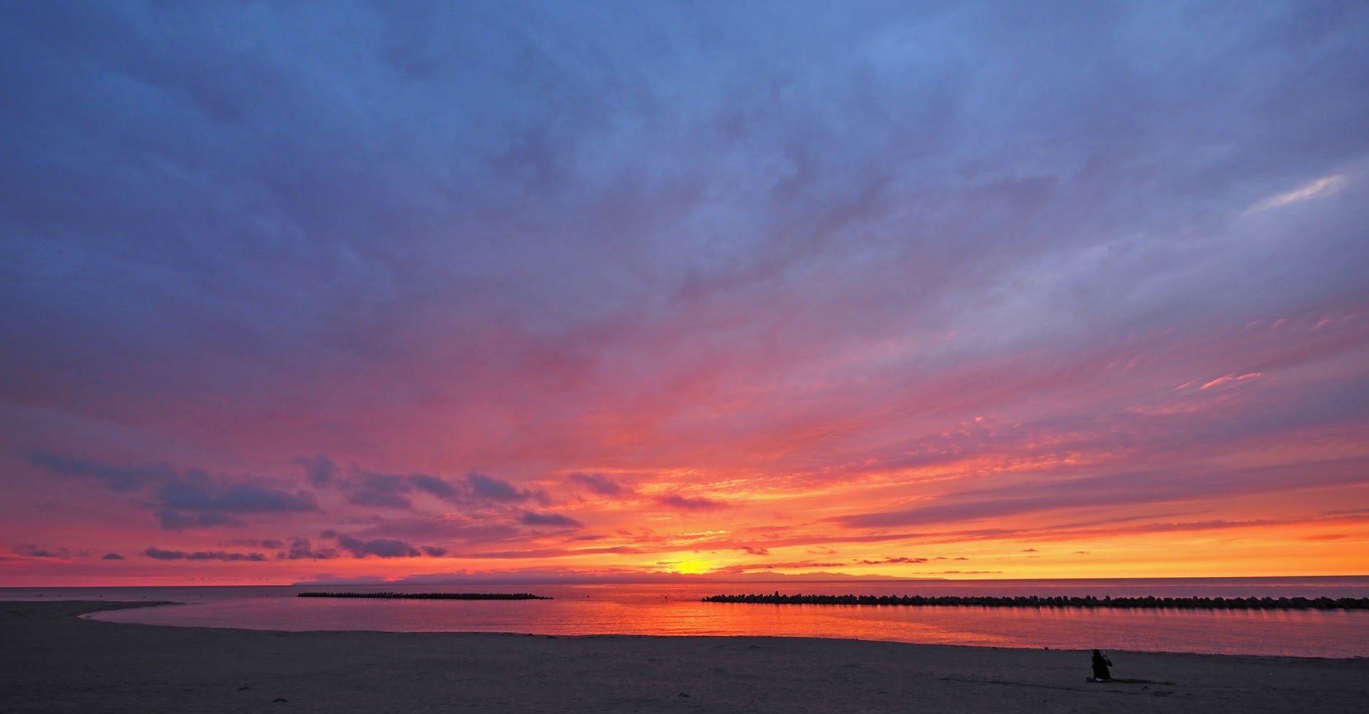 雨上がりの夕陽 海彩空間 プラス