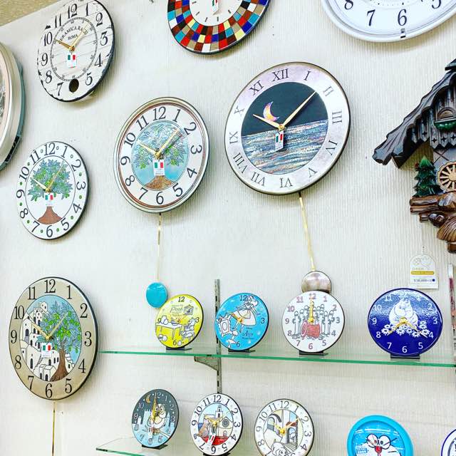 イタリア陶器時計 ザッカレラ のミニ展示会を開催します 梶本時計店 広島県呉市の時計 宝石 時計修理の専門店