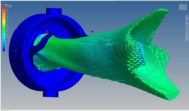燃料噴射インジェクターからの噴射膜の流れ解析 - 流体機械設計による近未来に役立つエンジニアリング
