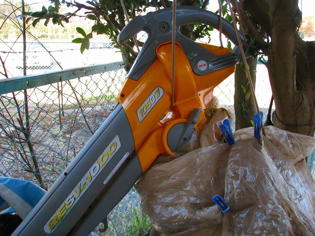 苺博士の落ち葉粉砕機 Gamaの菜園 フォト日誌 苺博士の落ち葉粉砕機 Gamaの菜園 フォト日誌