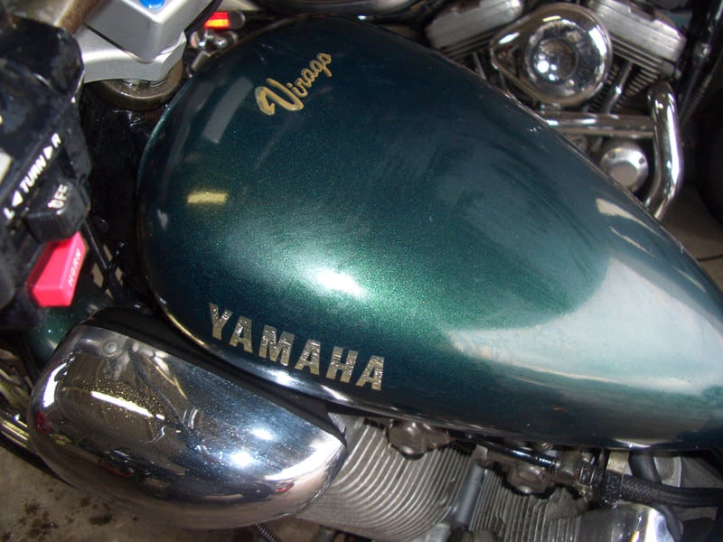 Yamaha ビラーゴ４００ 修理 ”回転をあげると アフターファイアーが起こる。” - 京都のバイクショップ 淡路二輪商会のブログ