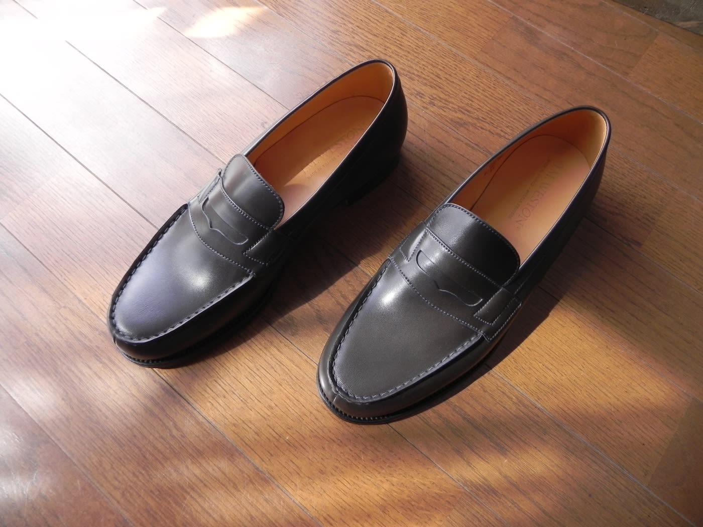 名入れ無料】 【美品】JM 5ハーフ ローファー Weston モカシン - www