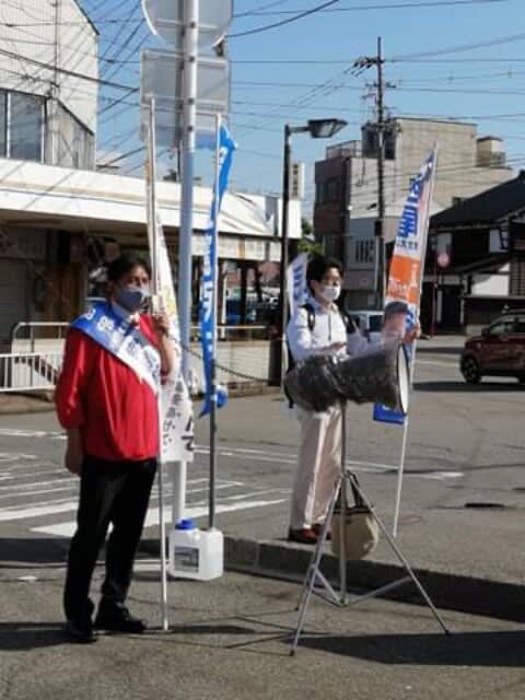 五輪開催と人命を天秤にかけるな 南富山駅前で街頭演説 立憲民主党 山としひろ パワフル日記 五輪開催と人命を天秤にかけるな 南富山駅前で街頭演説 立憲民主党 山としひろ パワフル日記