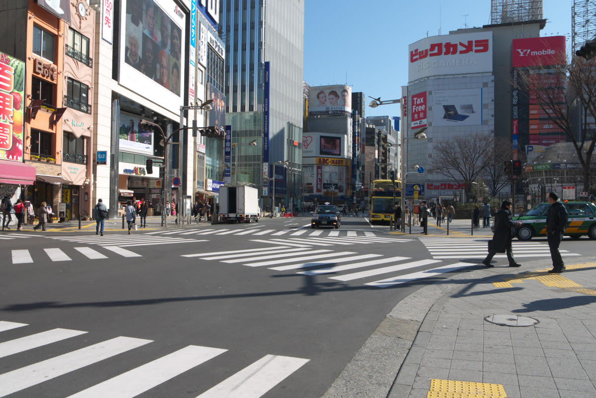 厳冬の新宿東口 ｊｒ新宿駅東口とアルタ新宿前 ｐａｒt２ 緑には 東京しかない