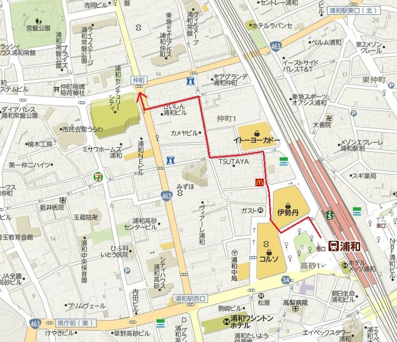 仲町交差点から浦和区常盤を歩く 咲いた万歩 仲町交差点から浦和区常盤を歩く 咲いた万歩