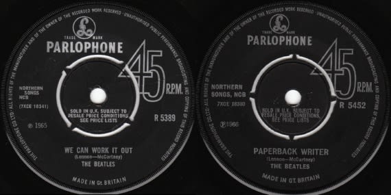 ビートルズUKシングル盤特集⑤ 1965-1966 - shiotch7 の 明日なき暴走