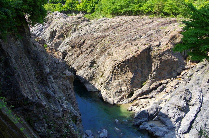 飛水峡03 飛水峡を見下ろす