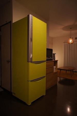 冷蔵庫を初めて塗装しました カラー冷蔵庫で毎日おしゃれに