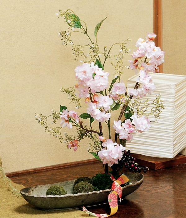 造花 桜のアレンジメント 造花のココーフラワー横浜 スタッフブログ