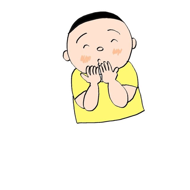 オノマトペ 笑いの感情 ふふふ スーザンの日本語教育 手描きイラスト