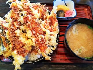 滝沢市 お食事処 桂 で天丼 いわての風土とフード