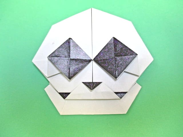 ハロウィン折り紙 ガイコツ 折り方動画 創作折り紙の折り方