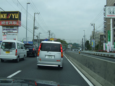 戸塚警察署前交差点の渋滞 戸塚警察署前交差点の渋滞